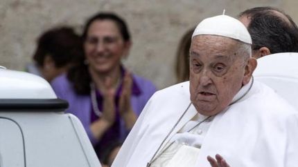 Su última recorrida en el papamóvil este domingo de Pascuas.