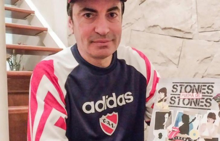 Diego Perri y su libro.