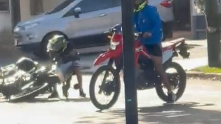 Un testigo había filmado el ataque motochorro. Un testigo había filmado el ataque motochorro.
