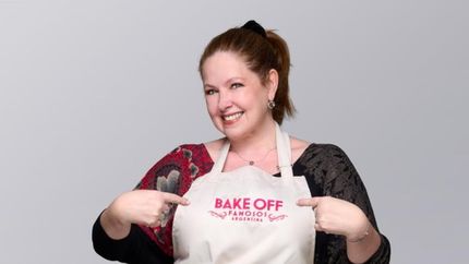 Andrea del Boca, a los besos.