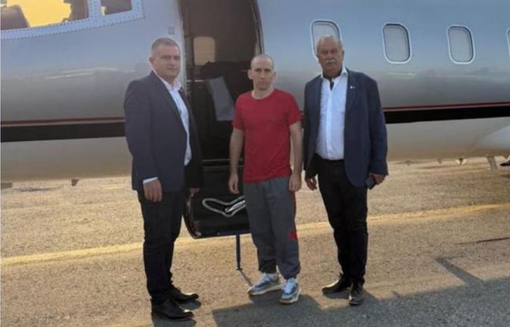 Nahuel Gallo, liberado en Venezuela.