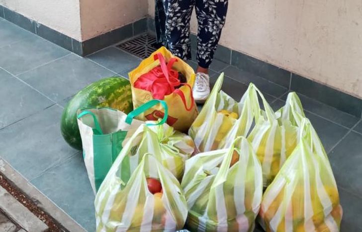 Parte de las donaciones que fueron entregadas.