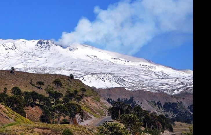 En los últimos años hubo erupciones en el volcán.
