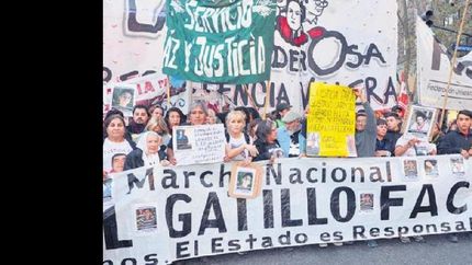 masacre de monte: ?todos los dias vemos casos de gatillo facil?
