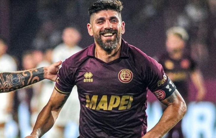 Leandro Díaz anotó 16 goles en 43 partidos en Lanús.