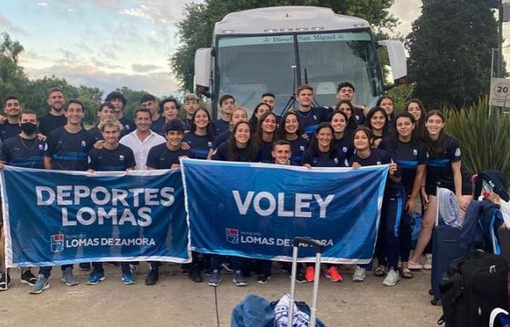 Los planteles de Lomas viajaron juntos a La Rioja.