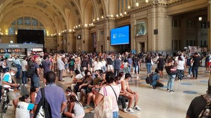 Constitución se transformó en un caos esta tarde.