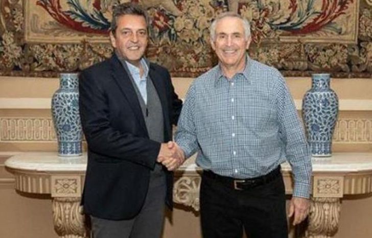 Sergio Massa se reunió con el embajador Marc Stanley.
