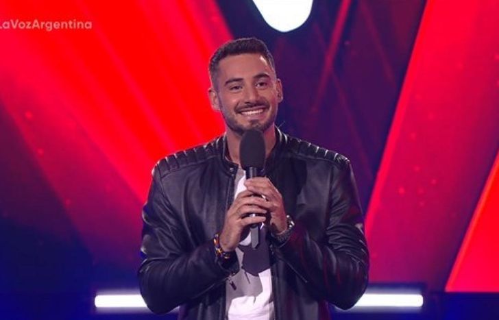 Nico Occhiatto, al frente de La Voz Argentina.