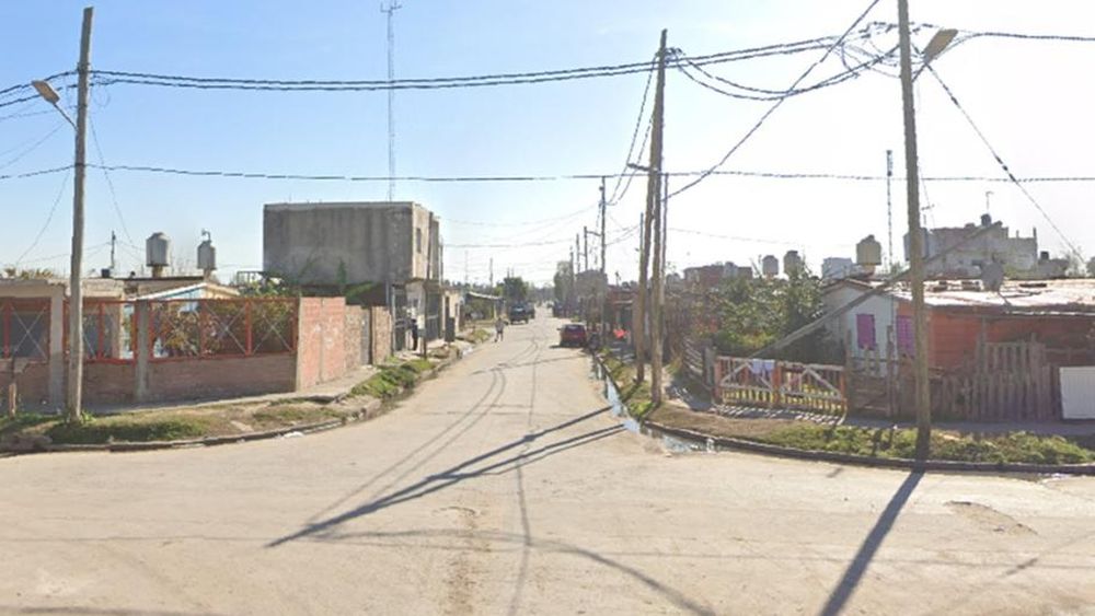 La zona en la que ocurrió el doble crimen.