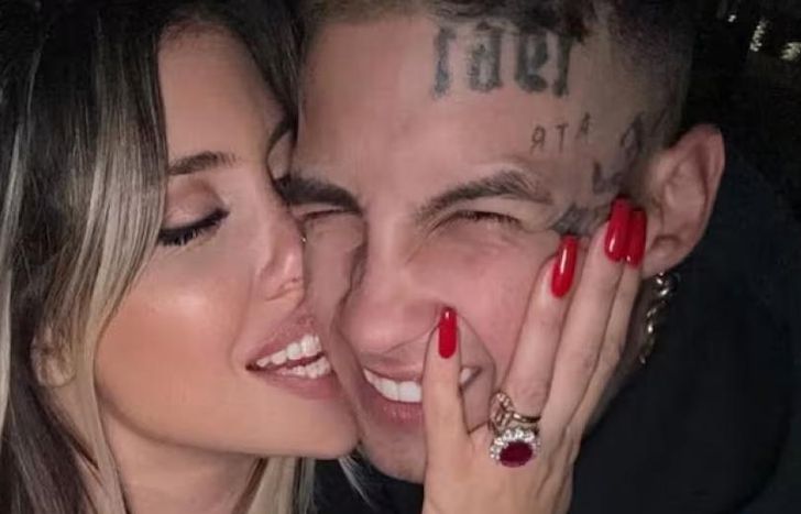 Wanda Nara y L-Gante, a full.