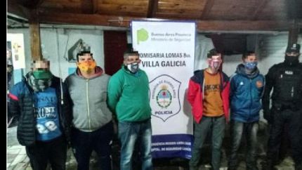 el grupo de delincuentes fue detenido.