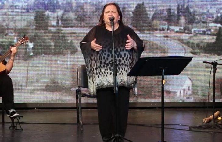 Amelia en el Teatro del Municipio.