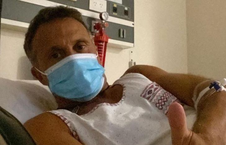 Sergio, en su primer posteo en redes desde el Sanatorio Juncal.