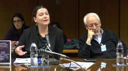 Basualdo en la presentación de Responsabilidad empresarial.