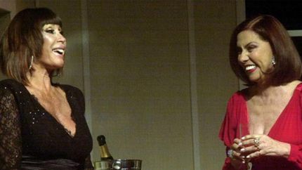 Moria y Nora, en escena.