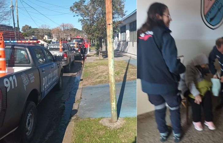 Bomberos, Emergencias Lomas, Defensa Civil y la Policía trabajaron en el lugar.