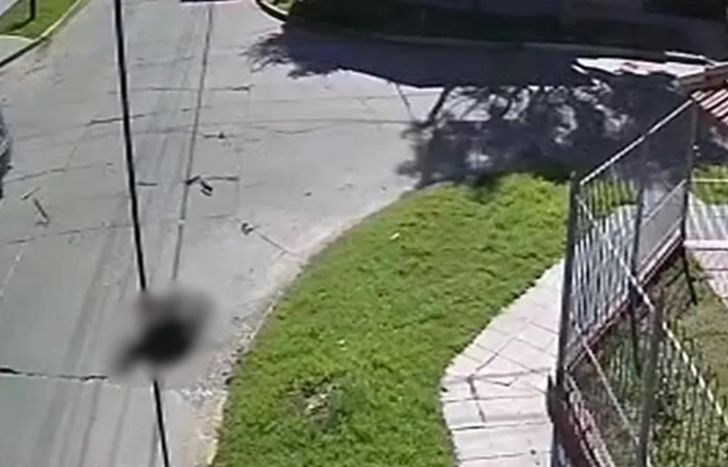 El momento en que Jonathan fue atropellado quedó filmado.