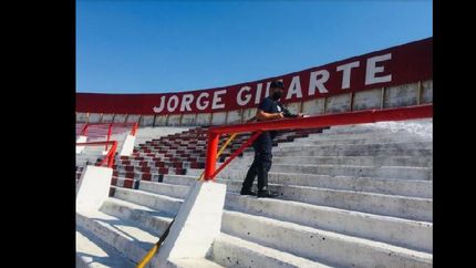 convocan a los hinchas para pintar el gallardon convocan a los hinchas para pintar el gallardon