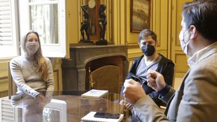 Kicillof y Trotta coordinan el regreso a las clases presenciales.