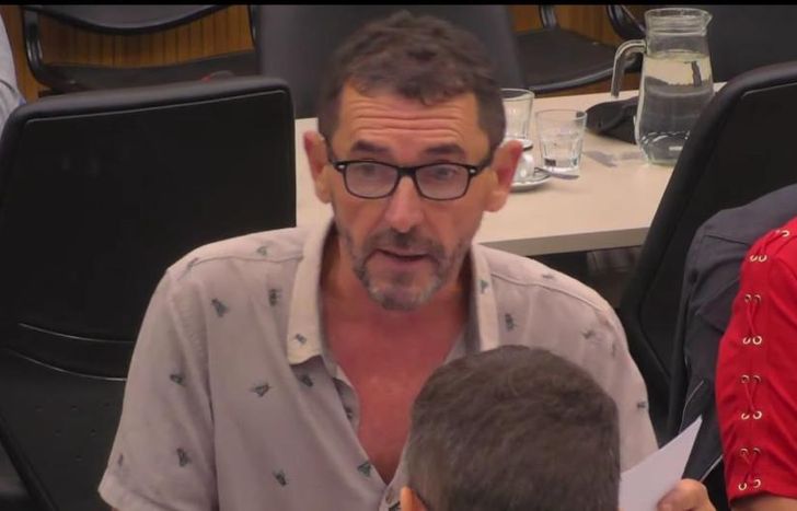 Alfredo Badalamenti, en Diputados.