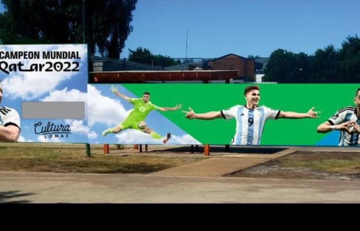 Así quedará el mural terminado.