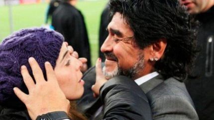 Dalma y Diego.