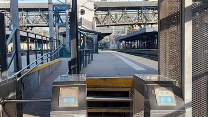 Los trenes dejaron de parar en la estación de Lomas.