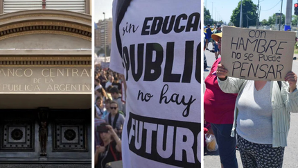 Lunes de reclamos contra las políticas de Javier Milei. Lunes de reclamos contra las políticas de Javier Milei.