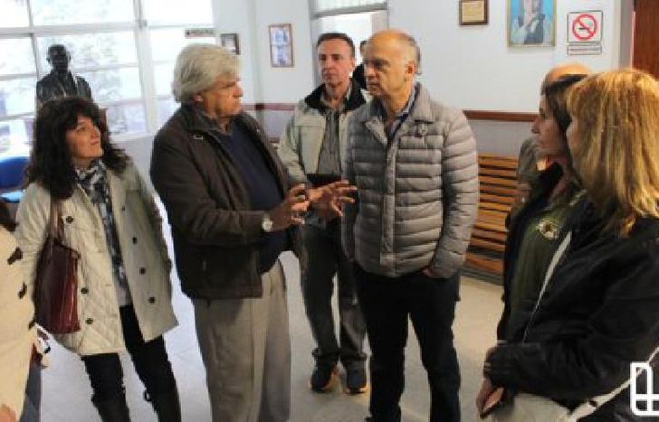 18-04-16 Grindetti supervisó las obras de la sala Máspero