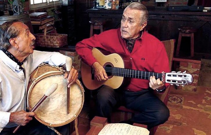 Ricardo Francisco Pancho Figueroa (derecha), junto a Polo Romero.