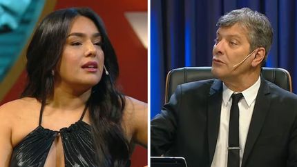 Ángela Leiva y Mario Pergolini.&nbsp;