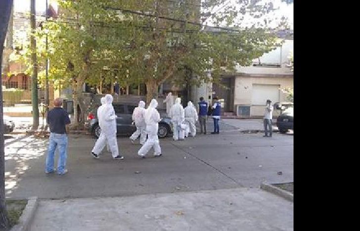 el personal de salud tuvo que revisar cada uno de los departamentos.