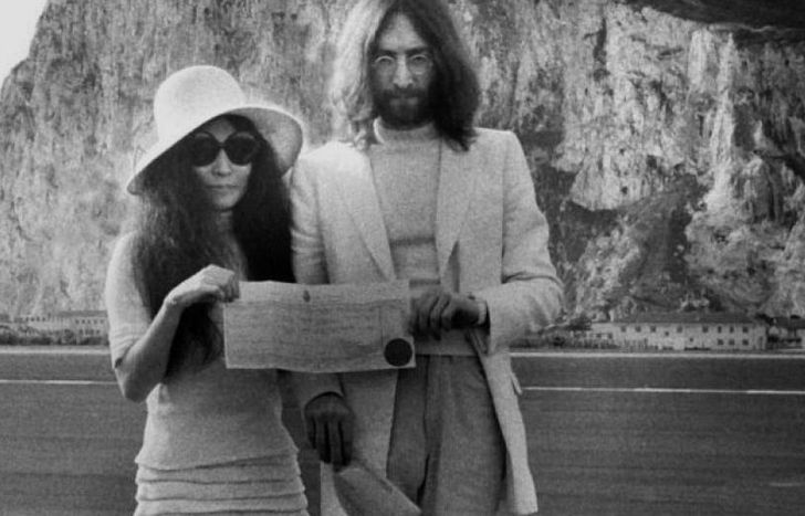 La pareja, en Gibraltar.