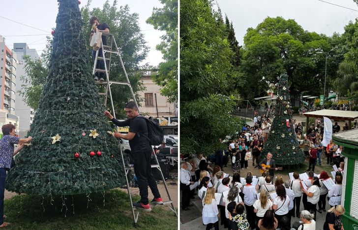 Los vecinos y comerciantes de Banfield, unidos y a la espera de las Fiestas.&nbsp;