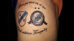 Temperley le propuso a los hinchas mostrar sus tatuajes Gasoleros.
