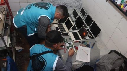 Hubo 20 allanamientos y recuperaron 376 computadoras.