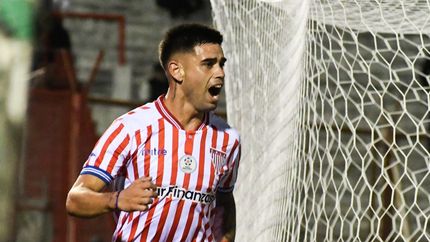 Carrasco anotó su último gol en Los Andes ante Deportivo Madryn, en Lomas. Carrasco anotó su último gol en Los Andes ante Deportivo Madryn, en Lomas.
