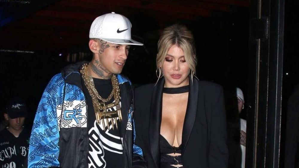 l-Gante y Wanda Nara.
