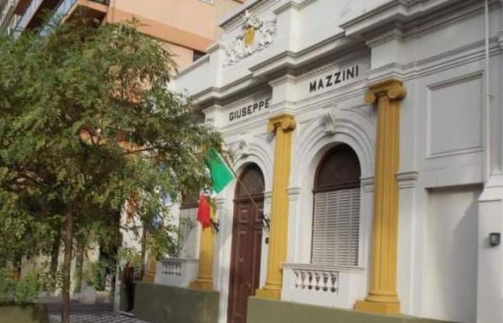 La colecta se va a hacer en la sede de la Logia Giuseppe Mazzini.