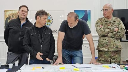 Kicillof viajó a Bahía Blanca.