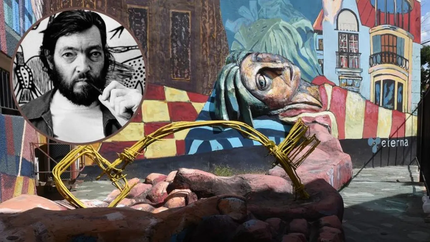 Julio Cortázar llegó a Banfield a los 4 años, en 1918, y la dejó alrededor de sus 17. Hay murales en honor a su obra.&nbsp; &nbsp;