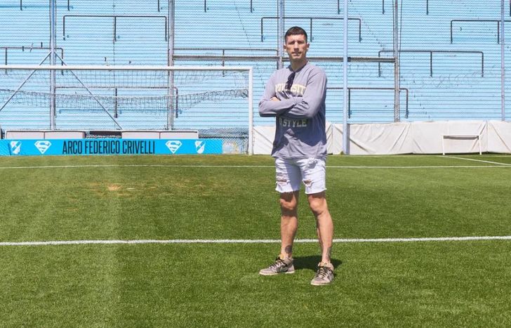 Federico Crivelli, hoy en la sub comisión de fútbol de Temperley, respaldó al plantel.