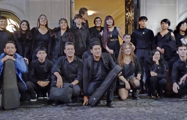 Fueron 35 músicos al evento en el Palacio San Martín.