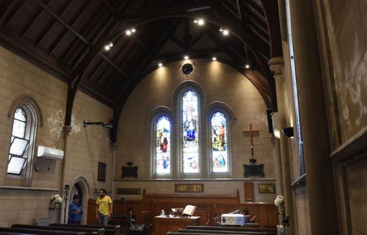 La iglesia ubicada en la calle General Paz 191.