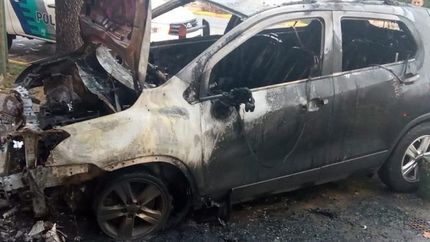 choque en matheu y alsina: el conductor se salvo de milagro