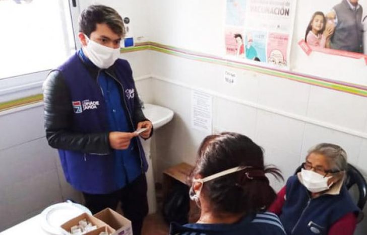 La campaña de vacunación llega a todos los barrios de Lomas.