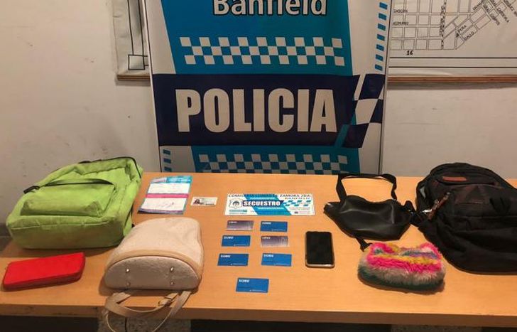 Lograron secuestrar las pertenencias de varias víctimas.