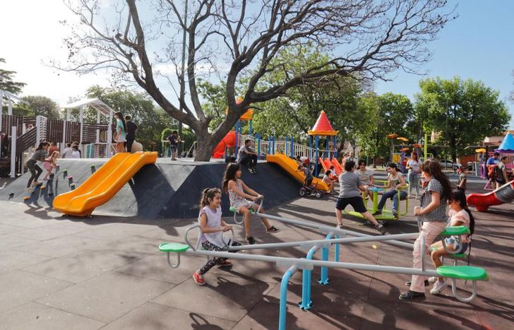 Hace unos días finalizaron las obras en la Plaza 17 de Agosto.