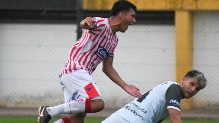 Maidana celebró su primer gol en Los Andes. Maidana celebró su primer gol en Los Andes.